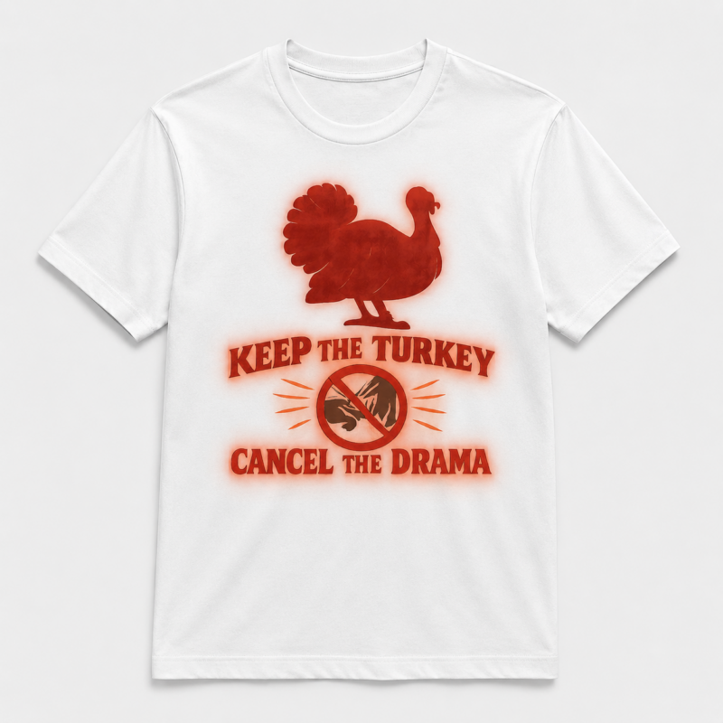 Keep the Turkey, Cancel the Drama Graphic T-Shirt