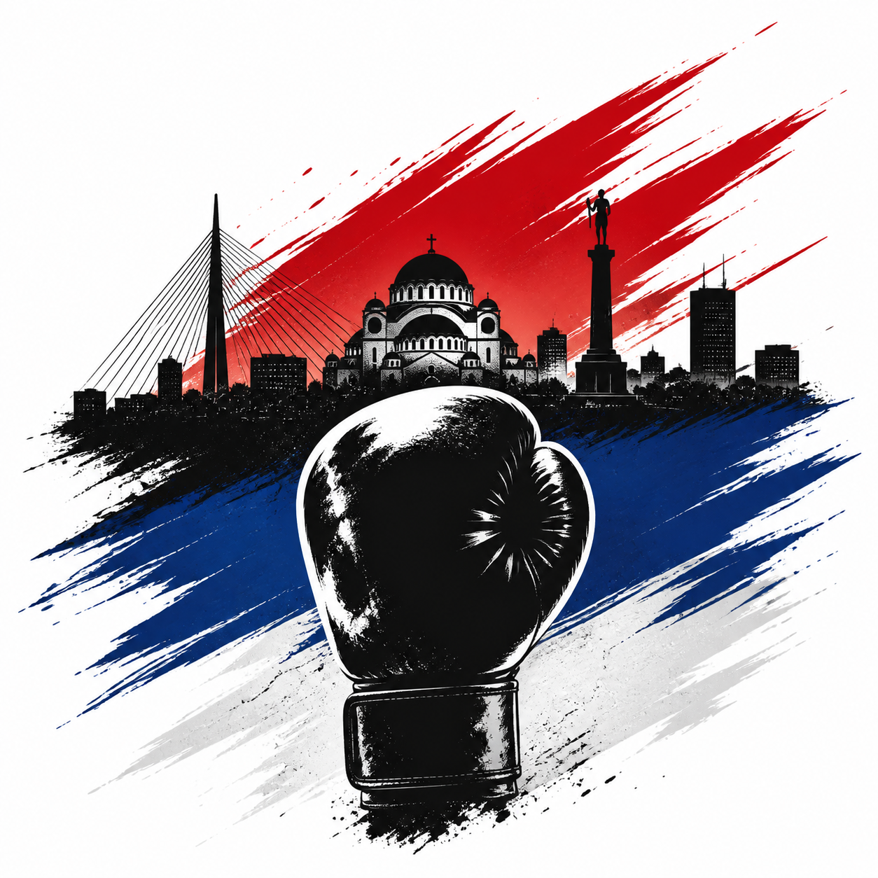 Belgrade Fight Spirit Graphic T-Shirt - Image 2