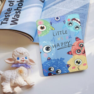 Labubu print folio tablet case: Little Happy (017#43)